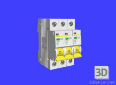 3D-Model 
3-phase circuit breaker