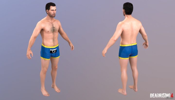 Frank West Underwear 3D Model