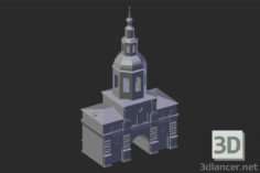 3D-Model 
Moscow. Danilov Monastery. Church of Simeon the Stylite