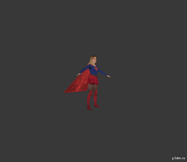 Supergirl: Multiverse 3D Model