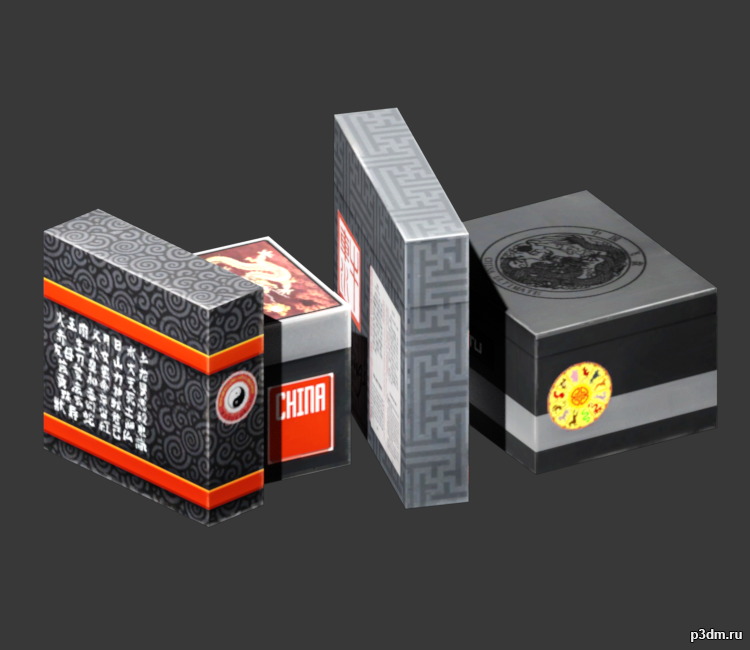 Boxes 3D Model