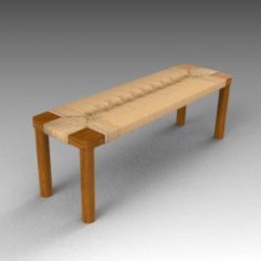 Shona bench 3D Model