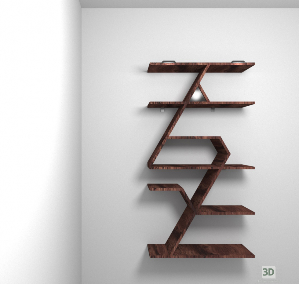 3D-Model 
Bookshelves