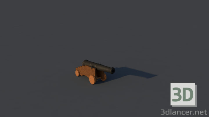 3D-Model 
High-angle gun