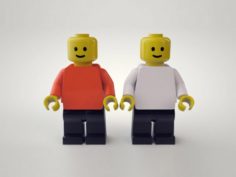 Legoman Toy 3D Model