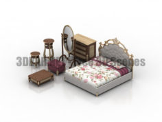 Bed Sorrento Dream Land 3D Collection