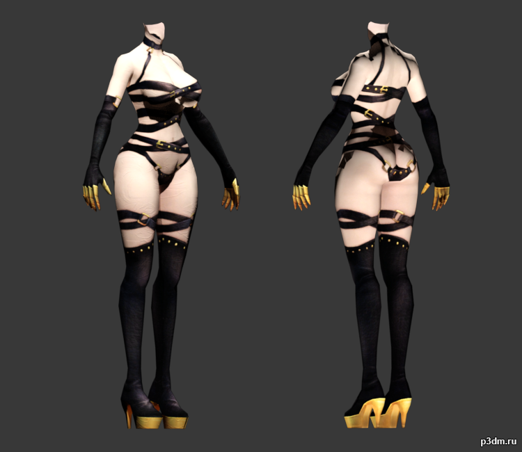 50 Shades of Black (Defender) 3D Model