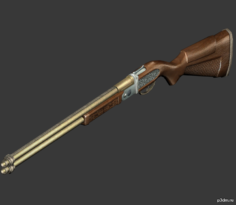 Hunting Gun 3D Model