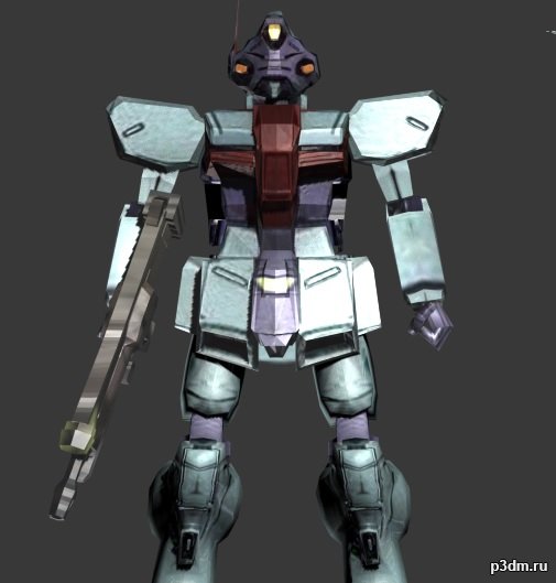 Gundam X Dotores 3D Model