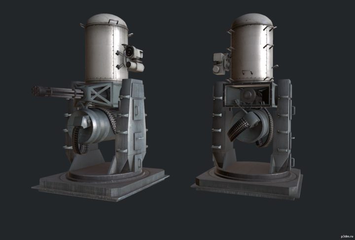 Phalanx CIWS 3D Model