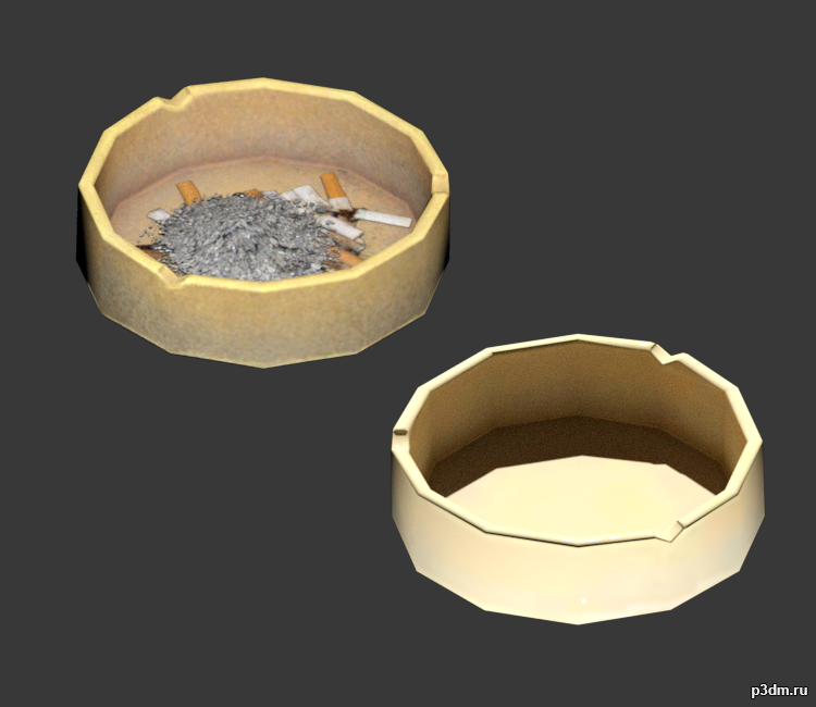 Asch Tray (clean & filled) 3D Model
