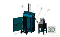 3D-Model 
Hydraulic press for paper and cardboard