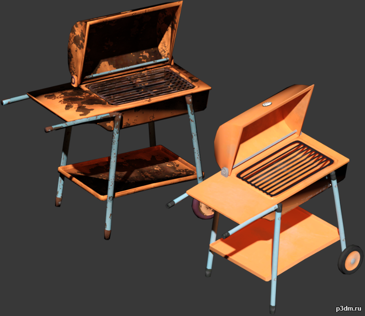 Grill (pre and post war) 3D Model