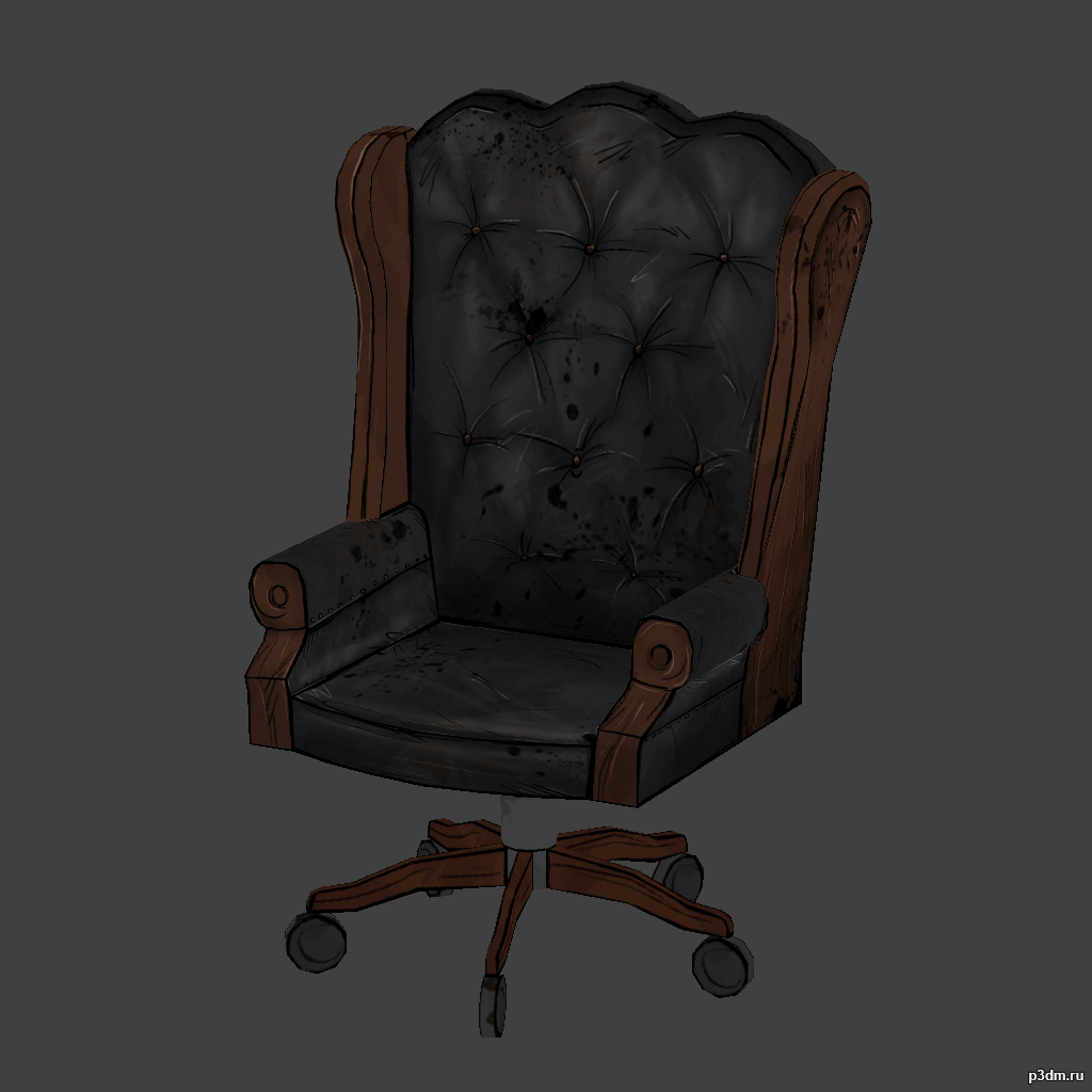 Chair 01 3D Model - 3DHunt.co