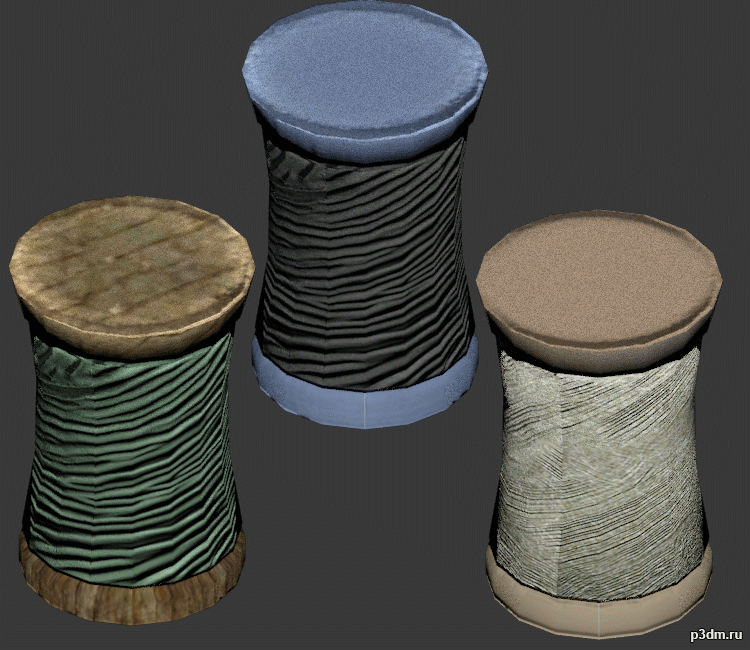 Components Fiber 3D Model