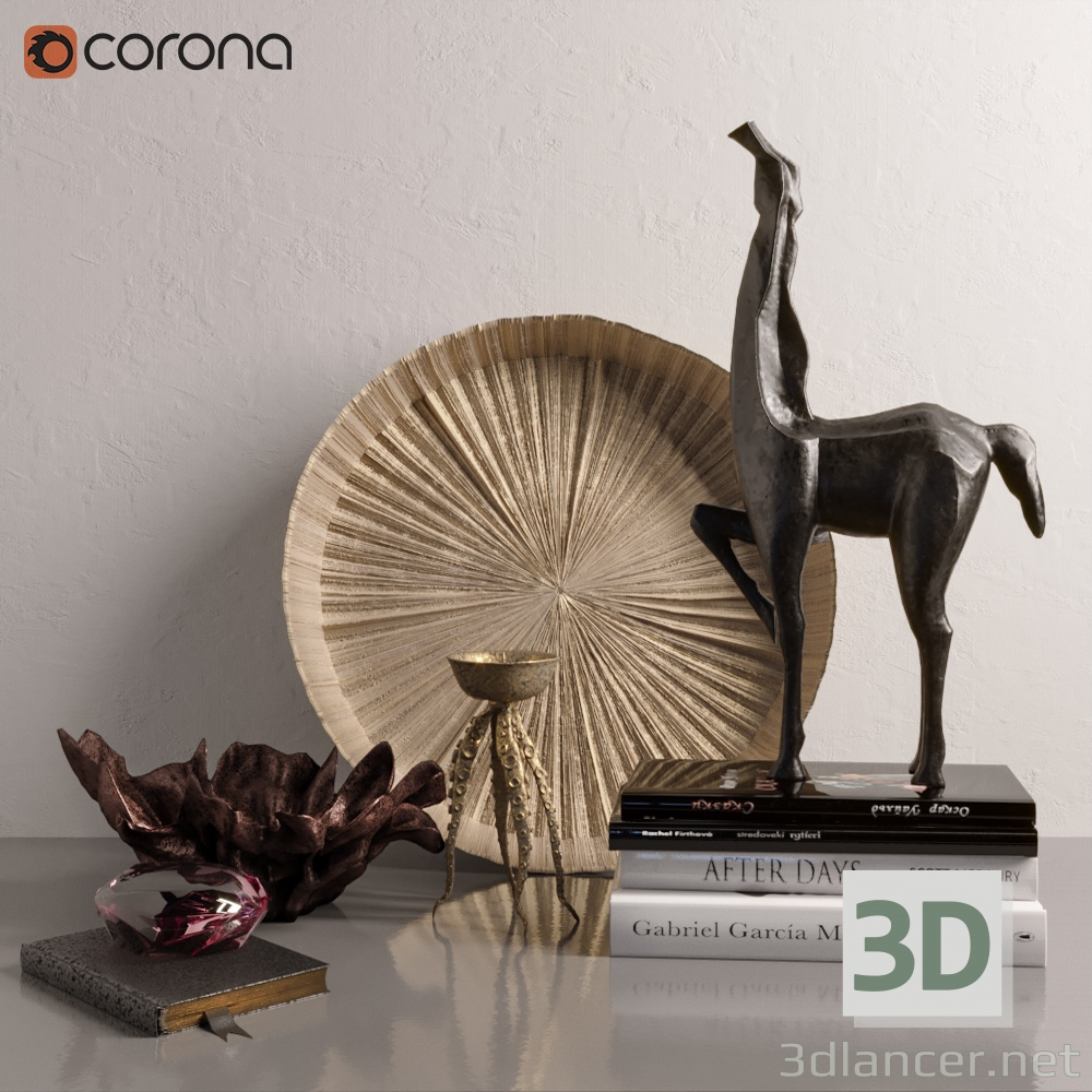 3D-Model 
Decor set