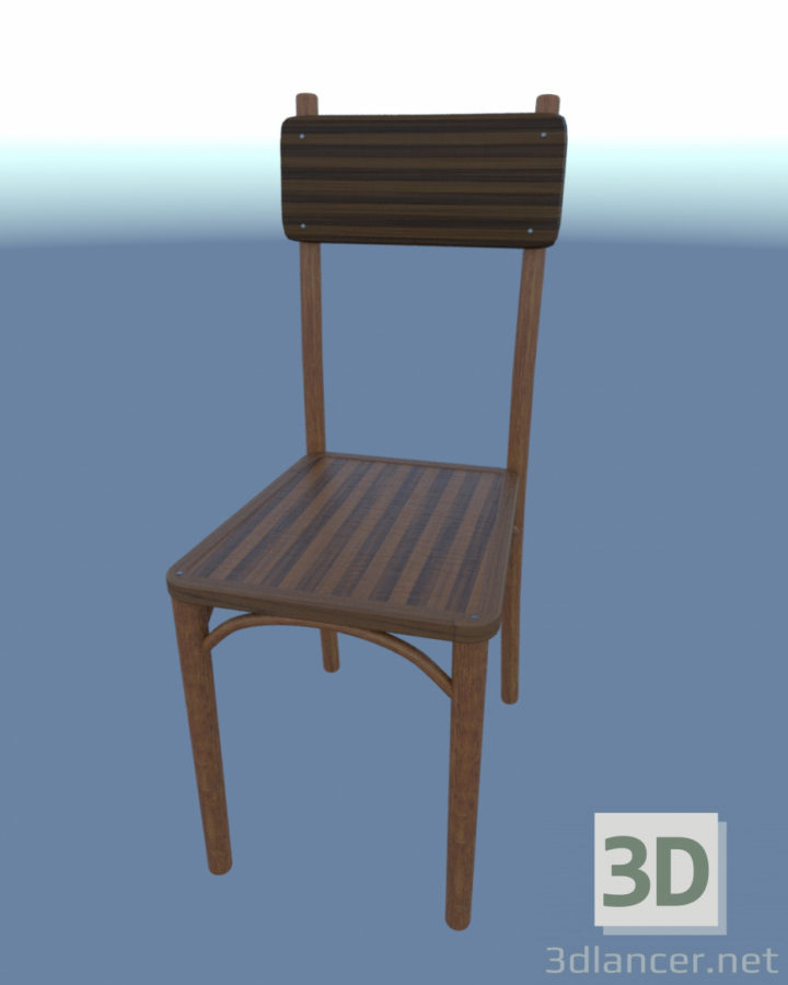 3D-Model 
Chair simple (wood)