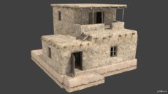 Afghan house 3G 3D Model