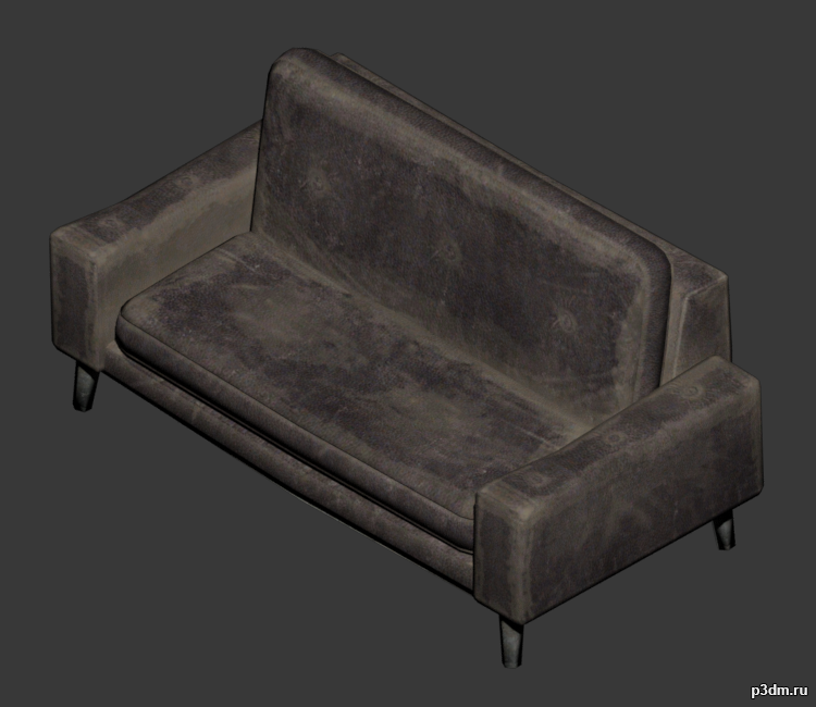 Office Couch 3D Model