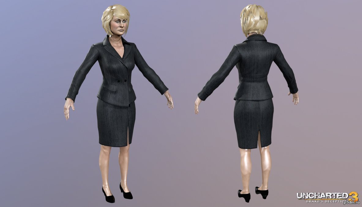 Young Marlowe 3D Model