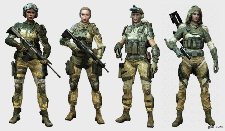 Domination Squad 3D Model