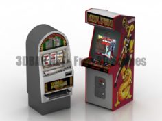 Slot machine arcade machine 3D Collection