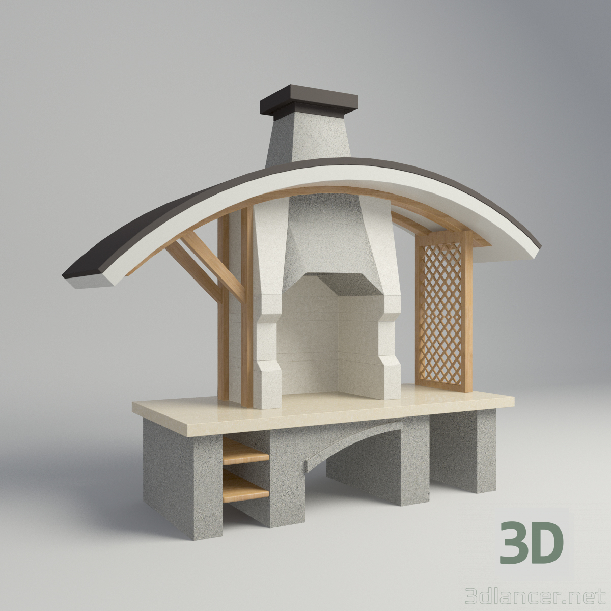 3D-Model 
B-B-Q