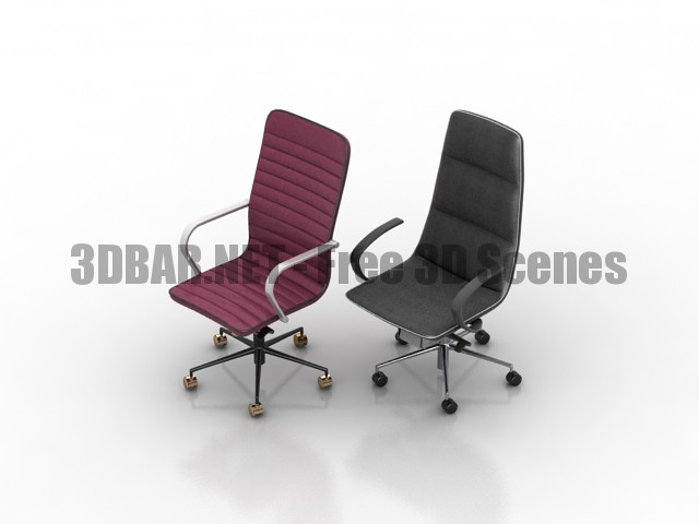Quinti Amelie ICE Office armchair 3D Collection