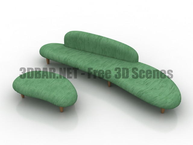 Vitra Freeform Sofa 3D Collection