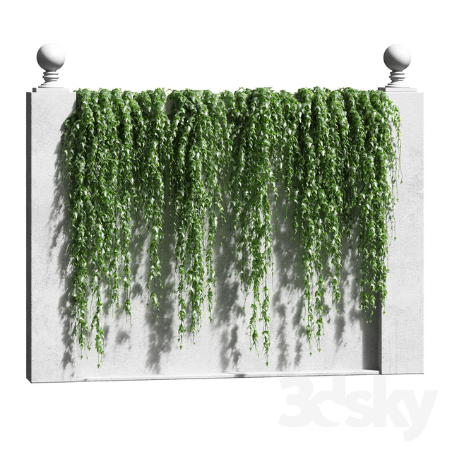 Ivy For The Fence 3d Model 3dhuntco - curtain wall 3d model free download