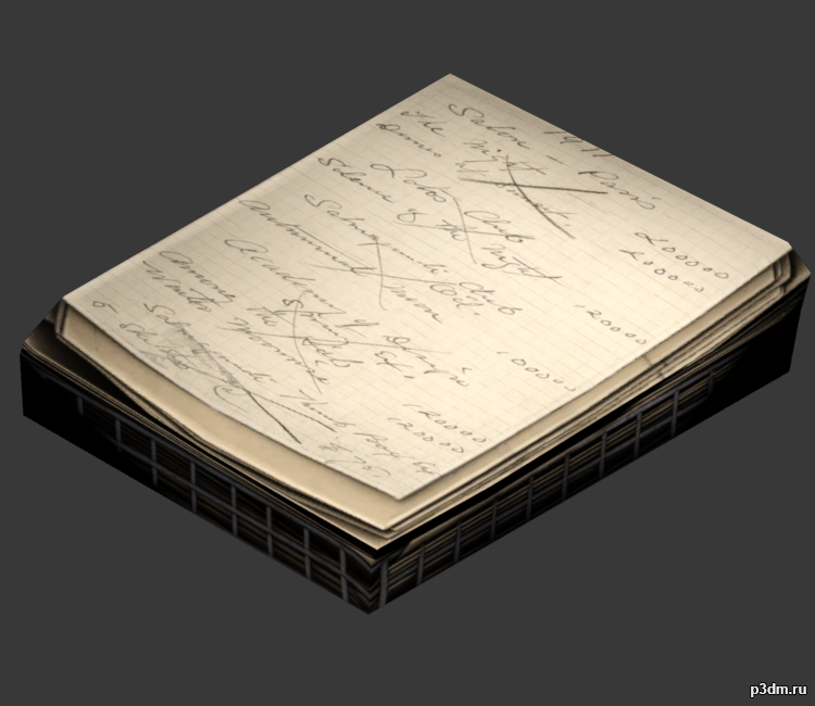Office Paper C 3D Model