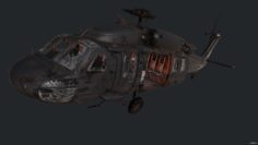 Blackhawk damaged 3D Model