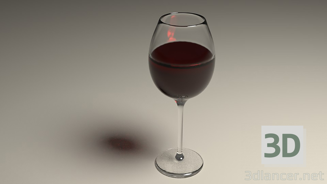 3D-Model 
wine glass