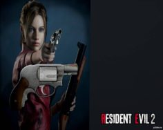 Claire Redfield’s Weapon 3D Model