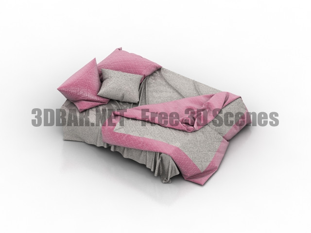 Bedclothes bedlinen-2 3D Collection