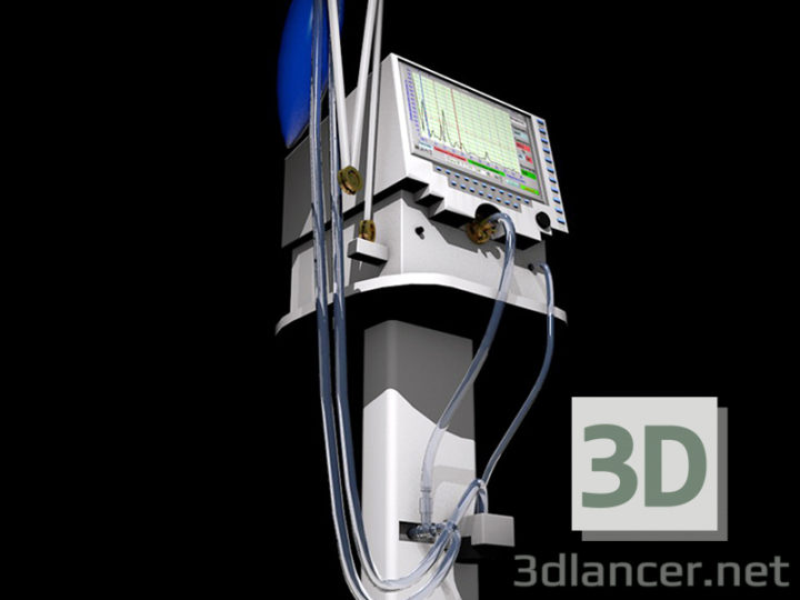3D-Model 
ventilation apparatus light