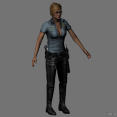 Cybil Bennett 3D Model