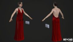 Jodie Dress The Embassy Episode 3D Model