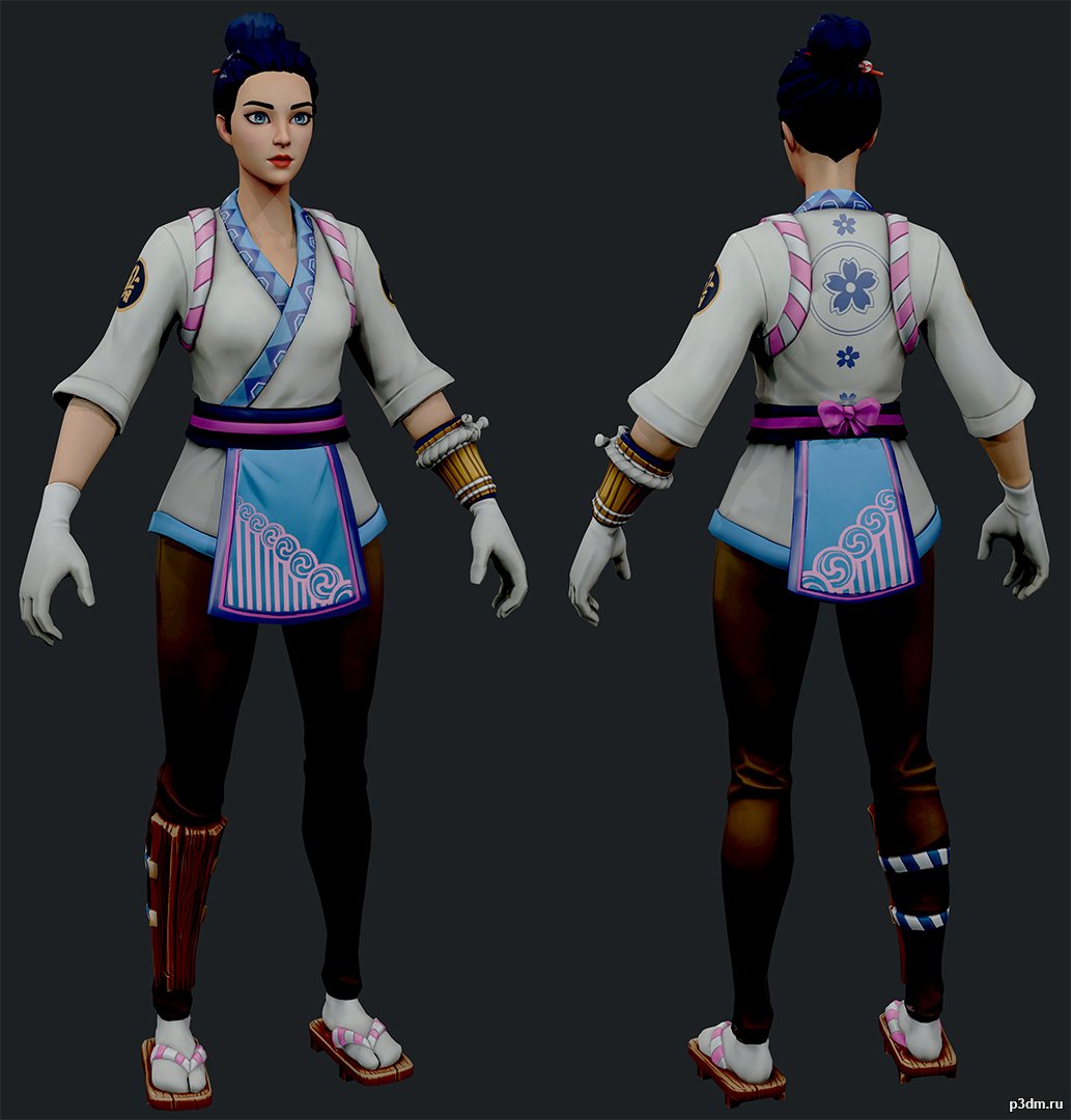 Maki Master 3D Model