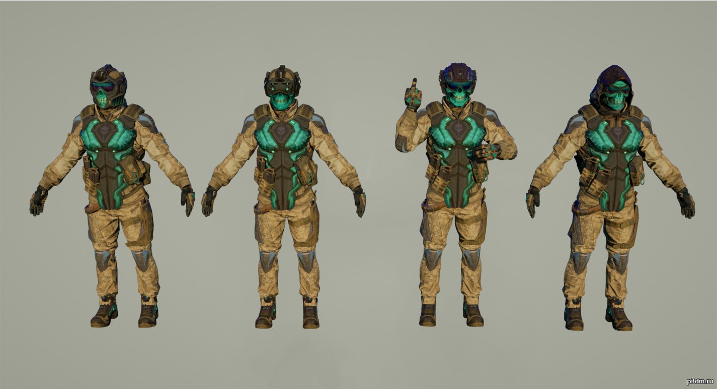 Сет Absolute 3D Model