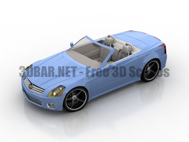 Cadillac XLR car 3D Collection