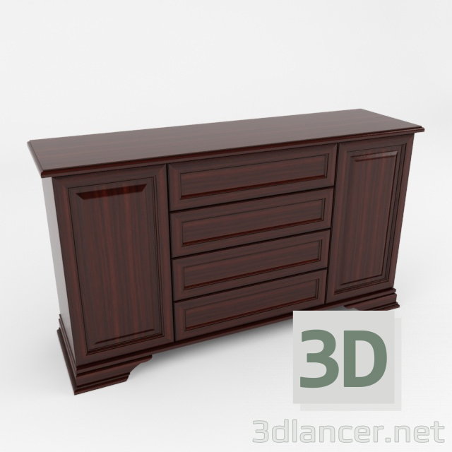 3D-Model 
Classic chest of drawers