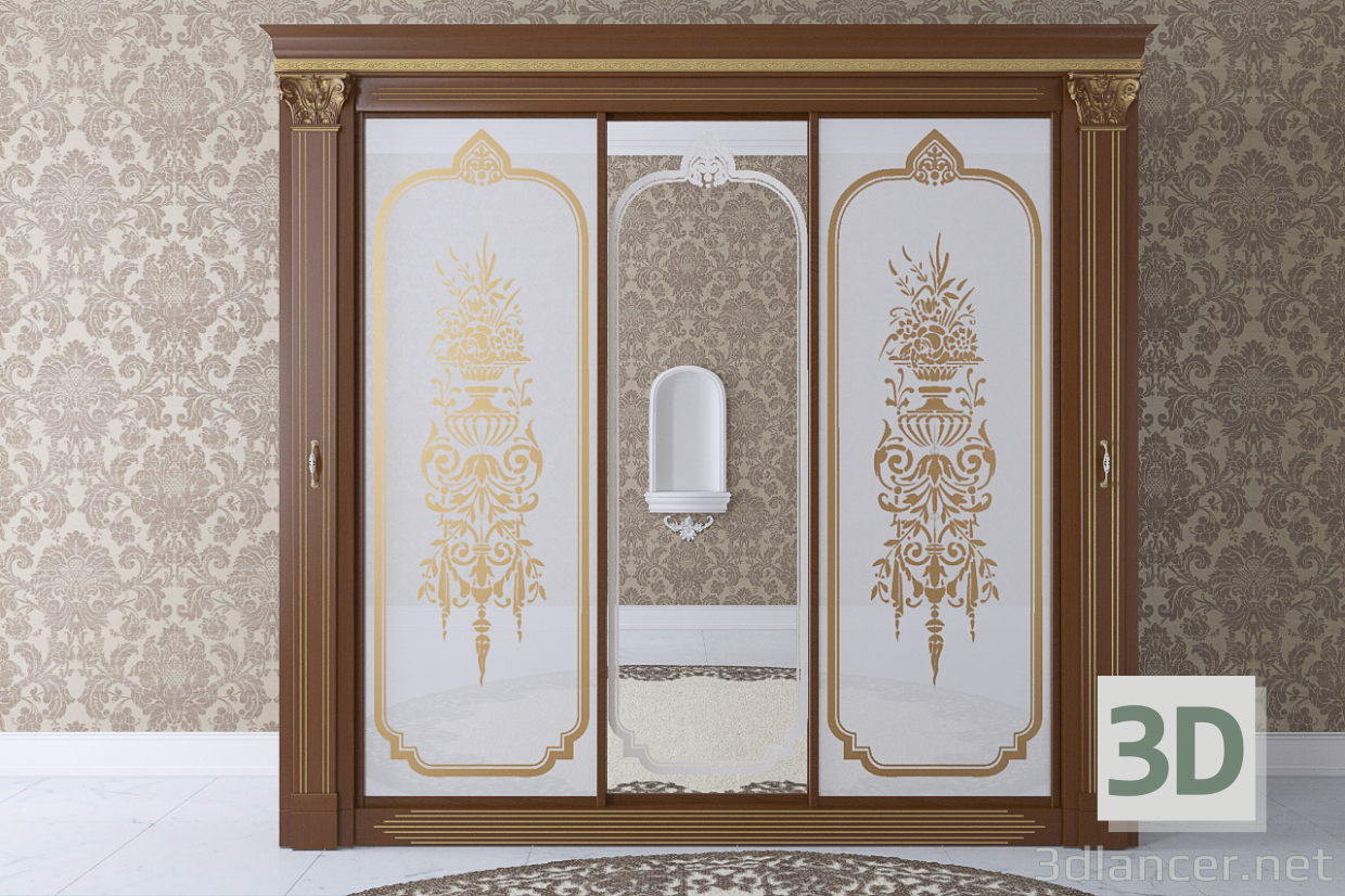 3D-Model 
Sliding wardrobe AST