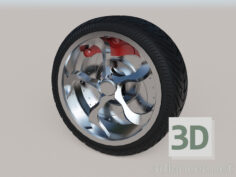 3D-Model 
Sports wheel