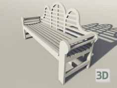 3D-Model 
The garden bench