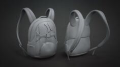 Backpack Base Mesh Free 3D Model