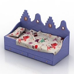 Bed 3D Model