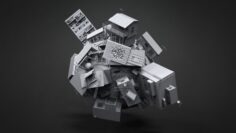 Building and Slum Set Free 3D Model