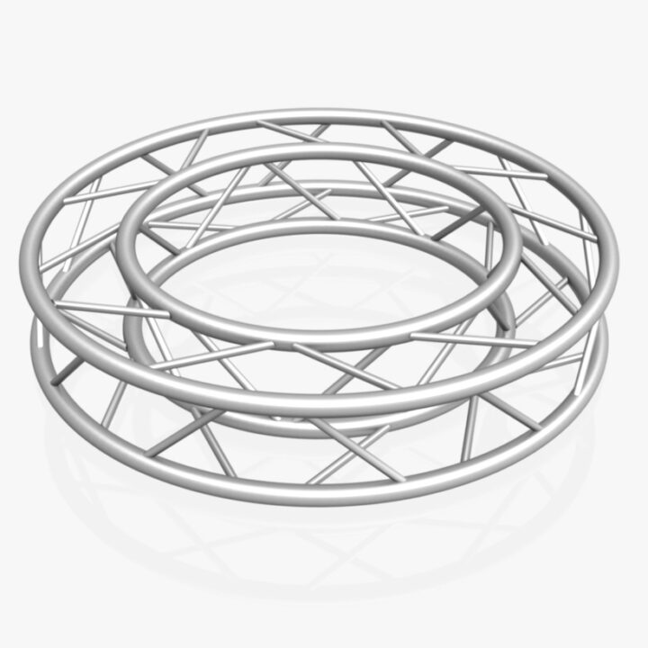 Circle Square Truss Full diameter 150cm 3D Model