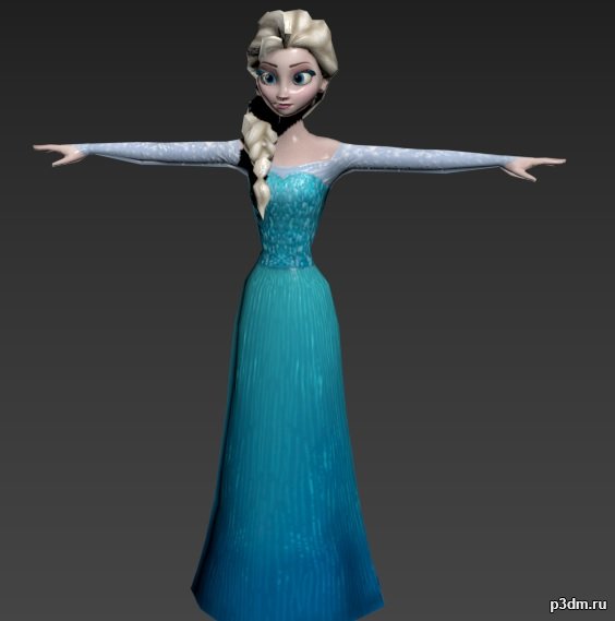 Elsa 3D Model